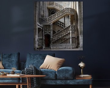 Escaliers de la cathédrale de Rouen, France (édition numérique) sur Rini Kools