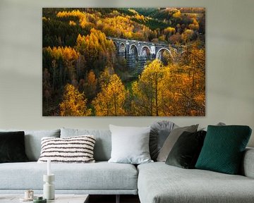 Autumn at the viaduct by Daniela Beyer