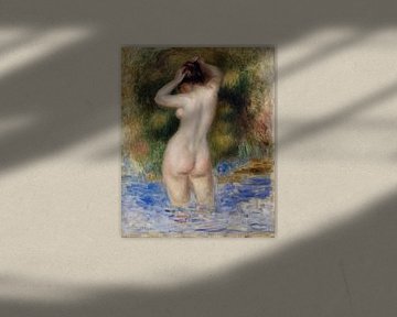 Badende Frau, nackt, Pierre-Auguste Renoir - 1890