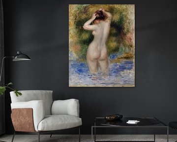 Badende Frau, nackt, Pierre-Auguste Renoir - 1890