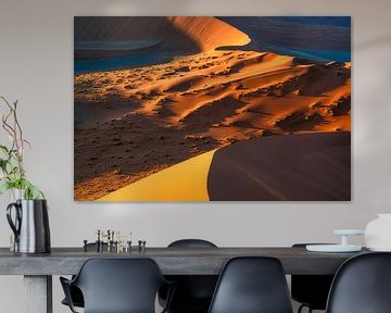 Het leven is een woestijn van veranderende zandduinen van Loris Photography
