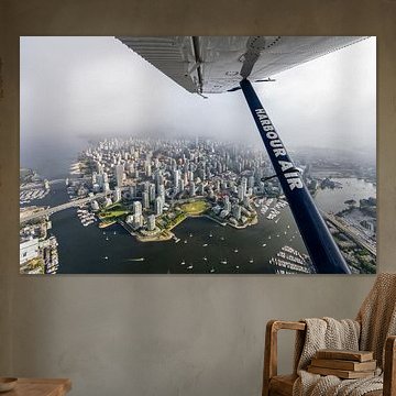 Die Innenstadt von Vancouver aus der Luft