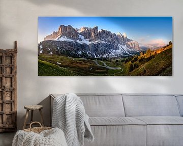 Bergpanorama in den Dolomiten von Michael Blankennagel