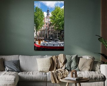 Nabij de Zuiderkerk in Amsterdam van Peter Bartelings