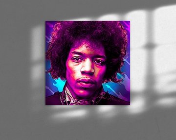 PopArt Kunst von Jimi Hendrix von Martin Melis