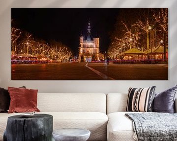 The Waag by night by Wouter Van der Zwan