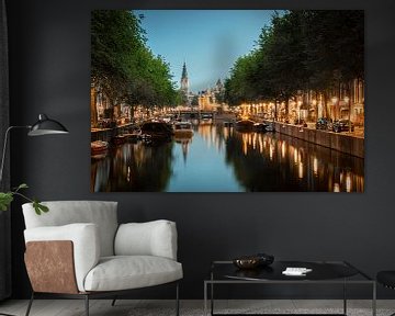 Amsterdam | Nieuwmarkt en Zuiderkerk op een zomeravond van Mark Zoet