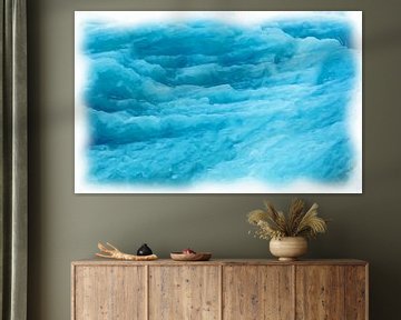 Blue glacier by Maurice Dawson