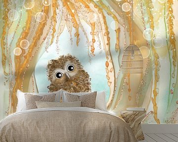 Owl in opening tree by Teuni's Dreams of Reality