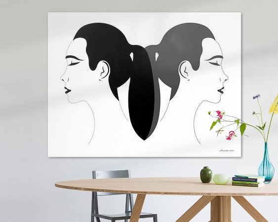 Example of the artwork in a room