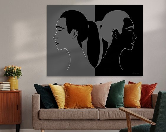 Example of the artwork in a room
