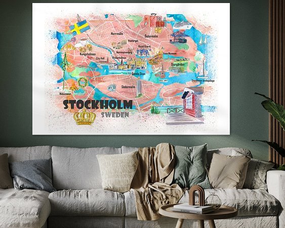 Example of the artwork in a room