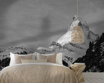 De Matterhorn in zwart wit van Mark Thurman