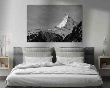 Das Matterhorn in Schwarz-Weiß von Mark Thurman