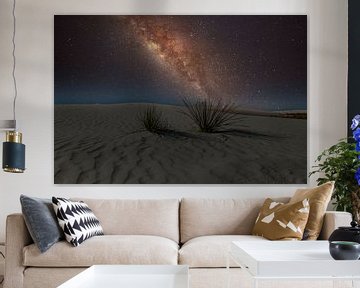 White Sands New Mexico met de Melkweg van Gert Hilbink