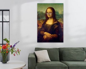 Mona Lisa met zonnebril - Fela de Wit van Fela de Wit
