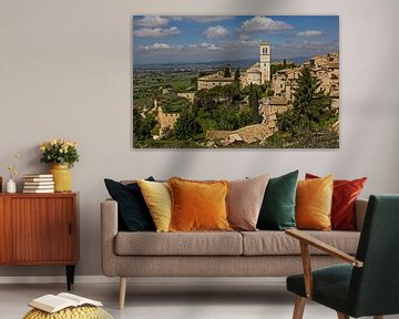 Blick auf Assisi, Italien von Adelheid Smitt