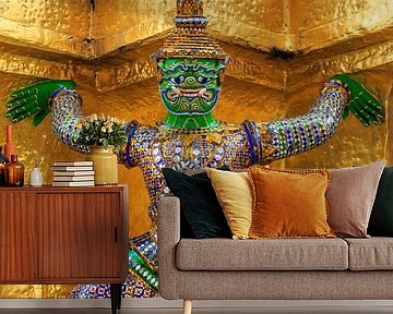 Wachter Grand Palace Bangkok, Wat Phra Kaew van Jeroen Langeveld, MrLangeveldPhoto