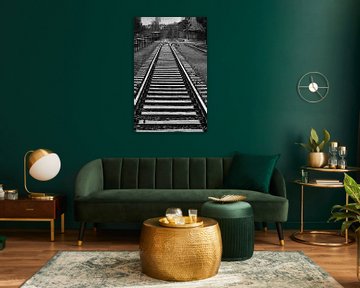 Rails in black and white by Audrey Nijhof