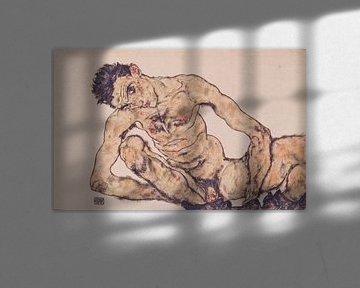 Aktselbstbildnis, Egon Schiele - 1916 von Atelier Liesjes