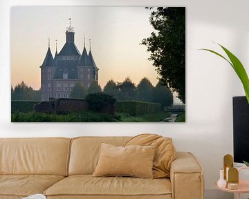 Castle Heemstede at sunrise, Houten, The Netherlands sur Pierre Timmermans