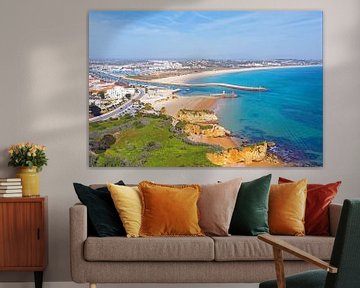 Photo aérienne de la ville de Lagos en Algarve Portugal sur Eye on You