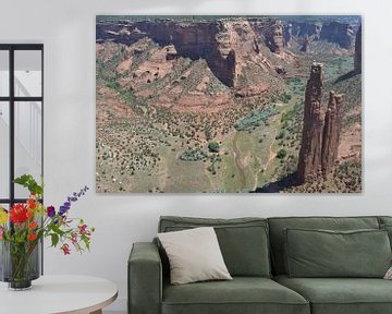 In Canyon de Chelly Amerika, Spider Rock van Bernard van Zwol