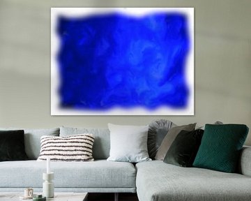Abstract blauw van Maurice Dawson