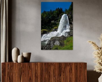 Steindalsfossen Waterval, Noorwegen van Adelheid Smitt