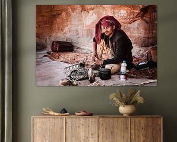 Portret van jonge Bedouïne man van Bjorn Snelders