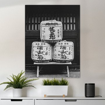 Sake barrels in Takayama, Japan