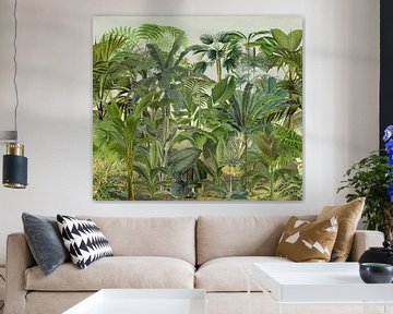 Groen tropisch oerwoud van Andrea Haase