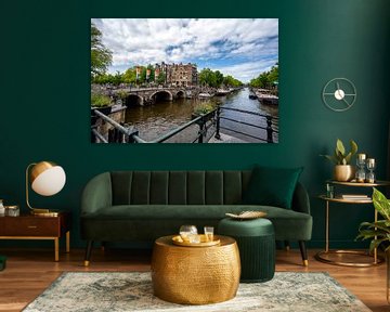 Panorama op de Brouwersgracht/Prinsengracht