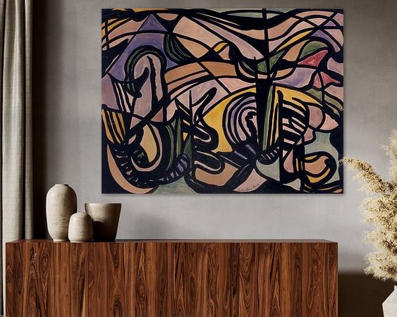 Example of the artwork in a room