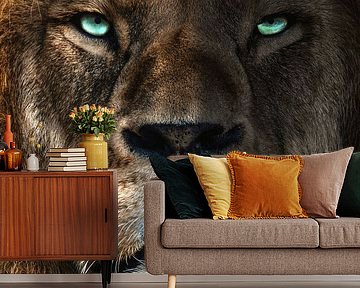 through the eyes of a lion