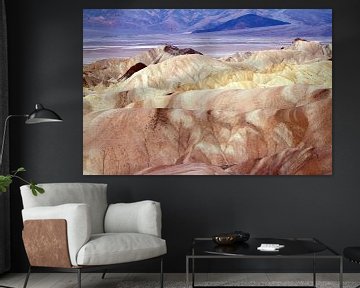 Les roches colorées de la Vallée de la Mort sur Jolanda van Eek en Ron de Jong