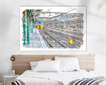 Roosendaal train station by Art by Jeronimo