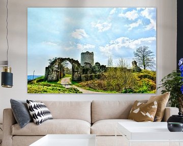 Ruïne van kasteel Kallmünz van Roith Fotografie