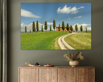 Maison de campagne près de Pienza en Toscane