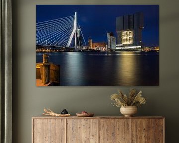 De Rotterdam by night van Jeffrey Tukker