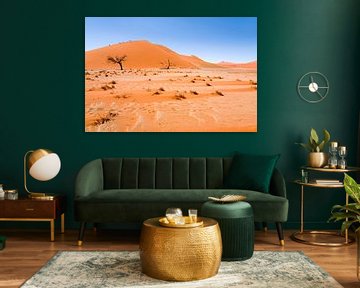 Landscape Namibia, Africa, Sossusvlie, Desert, Colour, Orange
