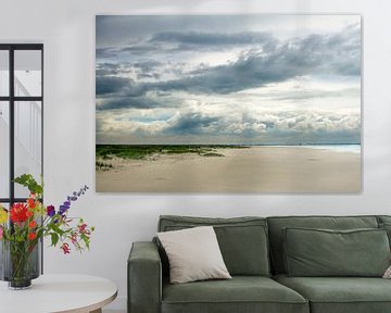 Strand en Wolken van Karijn | Fine art Natuur en Reis Fotografie