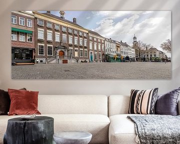 Breda - Empty Grote Markt during the Corona crisis