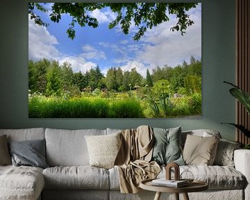 Jardin dans le Pavillon Népal Himalaya Wiesent près de Ratisbonne sur Roith Fotografie