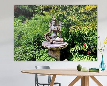 Statue de Bouddha dans le pavillon Himalaya du Népal Wiesent près de Ratisbonne sur Roith Fotografie