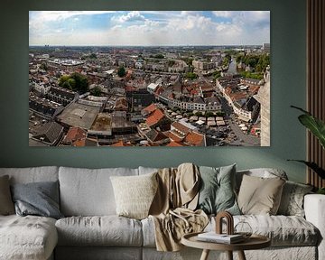 Panoramisch uitzicht vanaf de Grote Kerk te Breda van I Love Breda