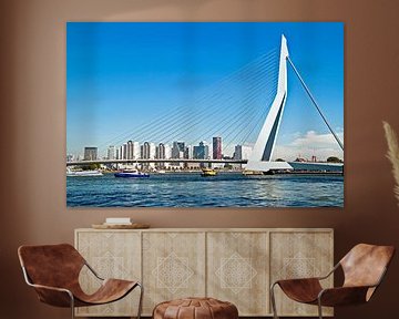 Erasmus brug in de Rotterdamse haven van Eye on You