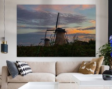 De Molens van Kinderdijk, Nederland van Gert Hilbink