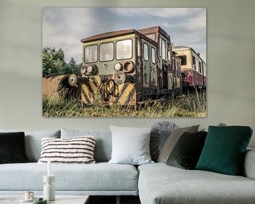 Abandoned Locomotive by Art By Dominic