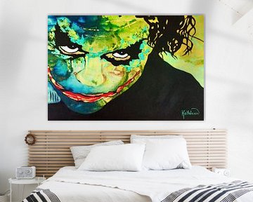 De Joker Face van Kathleen Artist Fine Art